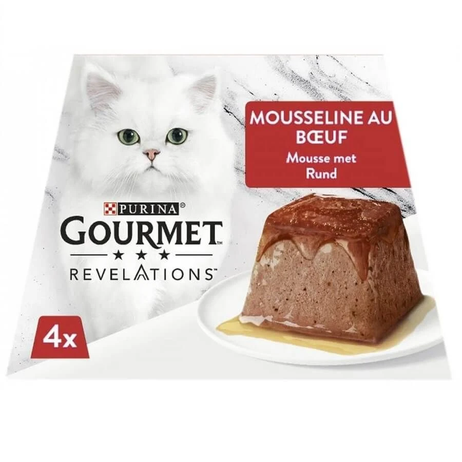 Purina Gourmet Revelations Poulet & Boeuf 48 X 57 G - Destockage 1 Purina Gourmet Revelations Poulet & Boeuf 48 X 57 G - Destockage