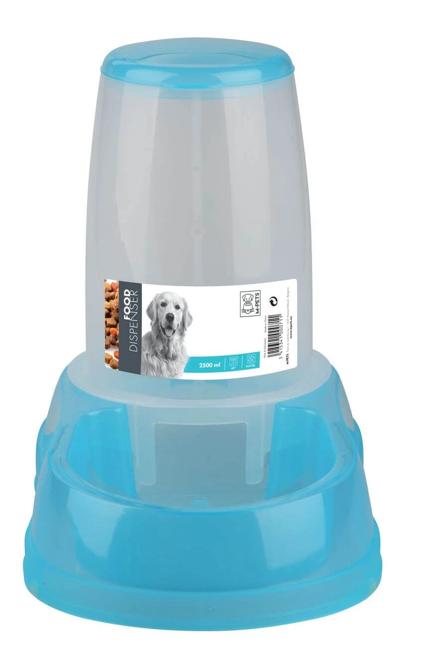 M-Pets Distributeur De Croquettes Bleu 2500 Ml 1 M-Pets Distributeur De Croquettes Bleu 2500 Ml