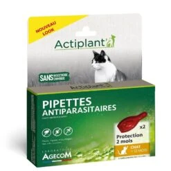 Actiplant Pipettes Antiparasitaires Chat X2