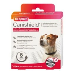 Beaphar Canishield Colliers Petit Chien Contre Puces, Tiques, Moustiques 48 Cmx2