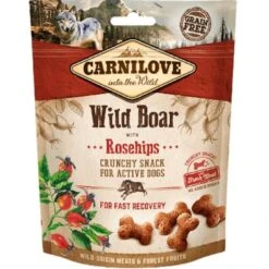 Carnilove Crunchy Snack Sanglier Sauvage & Eglantier Chien 200 G