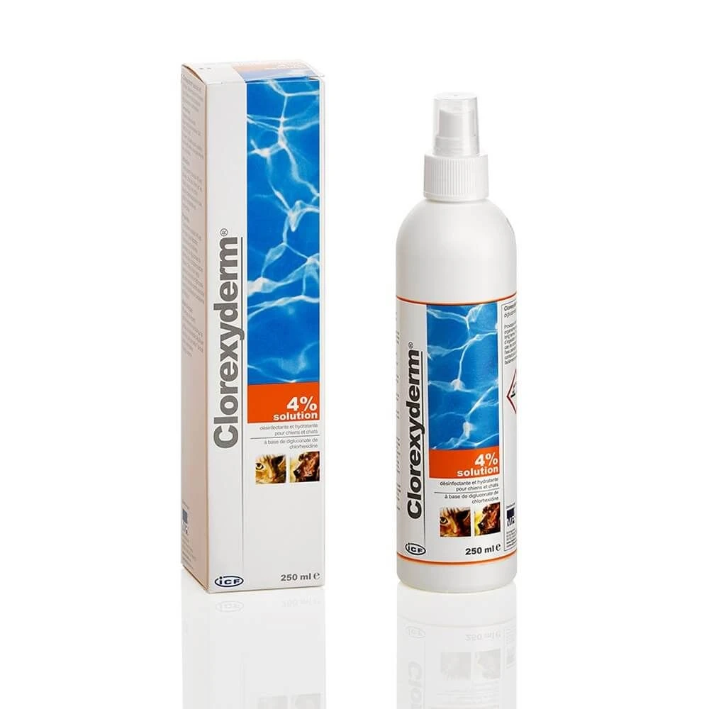 Clorexyderm 4% Solution Spray 250 Ml 2 Clorexyderm 4% Solution Spray 250 Ml – Image 2