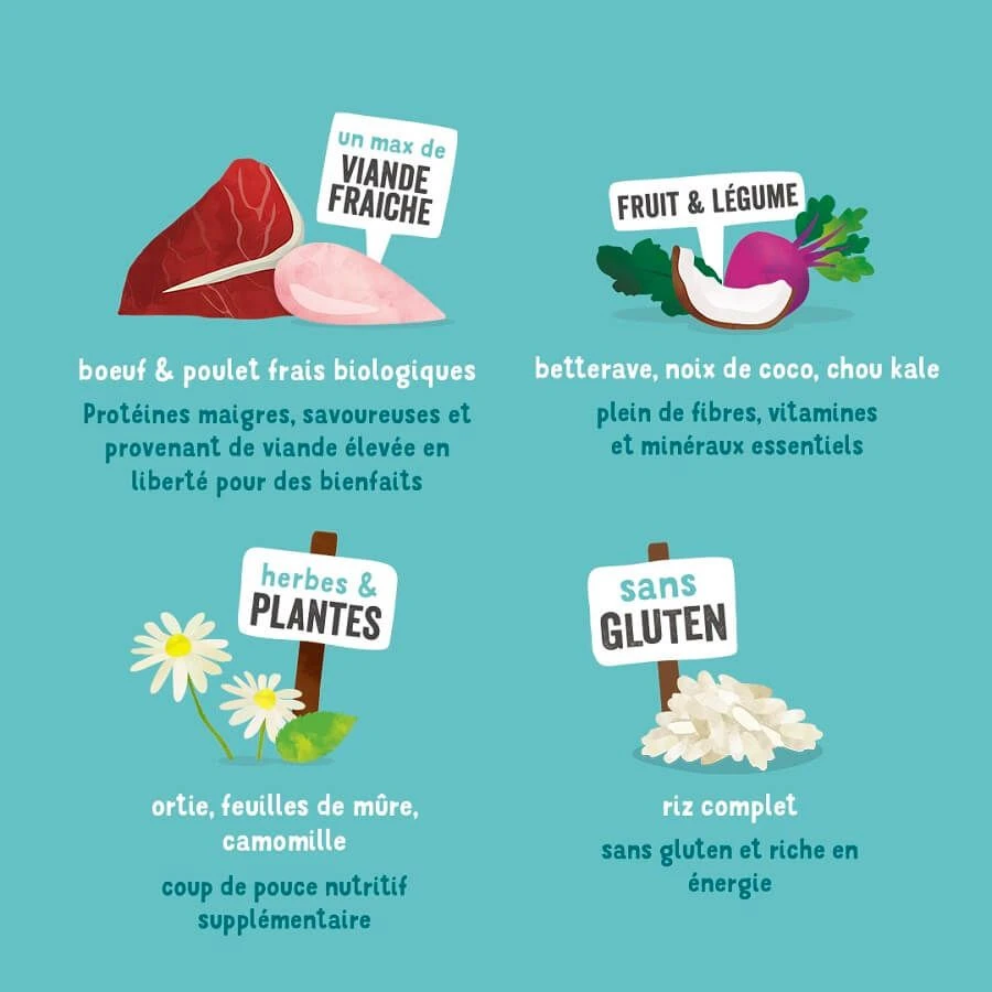 Edgard & Cooper BIO Boeuf & Poulet Frais Chien Adult 2,5 Kg – Image 6