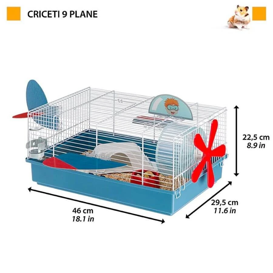 Ferplast Cage 9 Plane Hamster 46 Cm 2 Ferplast Cage 9 Plane Hamster 46 Cm – Image 2