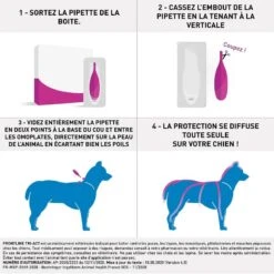 Frontline Tri Act Spot On Très Grand Chien 40 - 60 Kg 3 Pipettes -Mini Zoo Soldes frontline tri act chien2 8