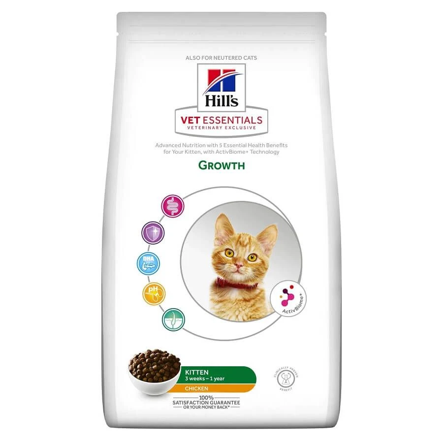 Hill's Science Plan VetEssentials Feline Kitten Growth AB+ Poulet 3 Kg 1 Hill's Science Plan VetEssentials Feline Kitten Growth AB+ Poulet 3 Kg