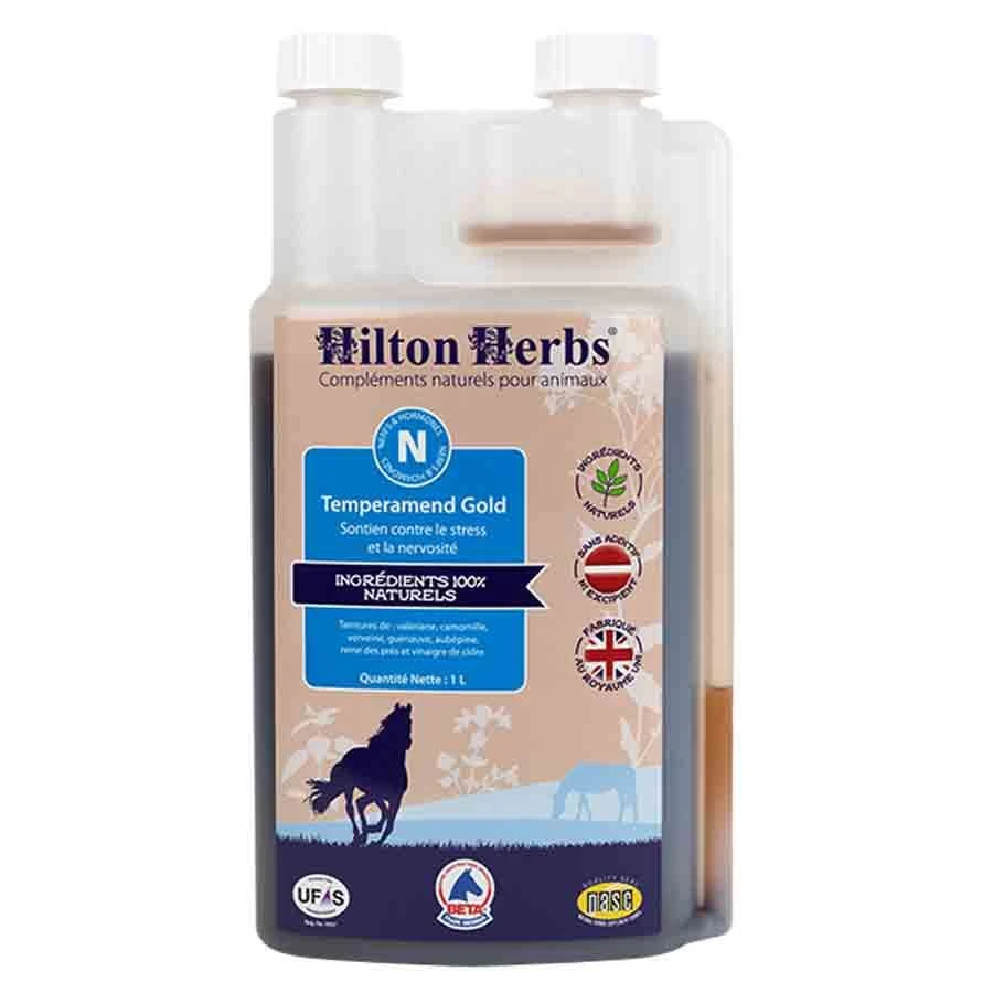 Hilton Herbs Temperamend Gold Anti-Stress Cheval 1 L 1 Hilton Herbs Temperamend Gold Anti-Stress Cheval 1 L