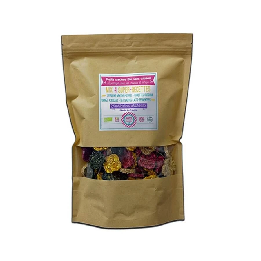 Happy Crackers Mix 4 Super-Recettes Cheval 500 G 1 Happy Crackers Mix 4 Super-Recettes Cheval 500 G
