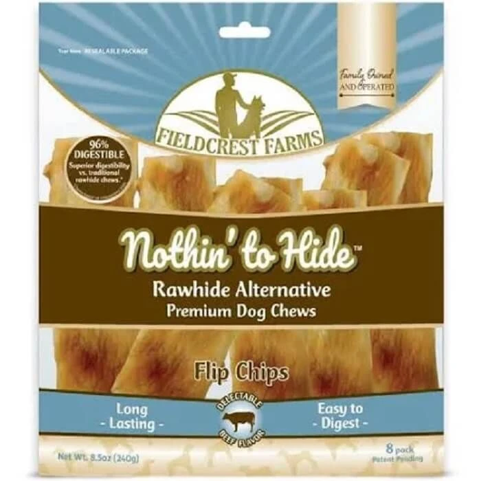 Nothin' To Hide Flip Chips Au Boeuf Pour Chien X8 1 Nothin' To Hide Flip Chips Au Boeuf Pour Chien X8