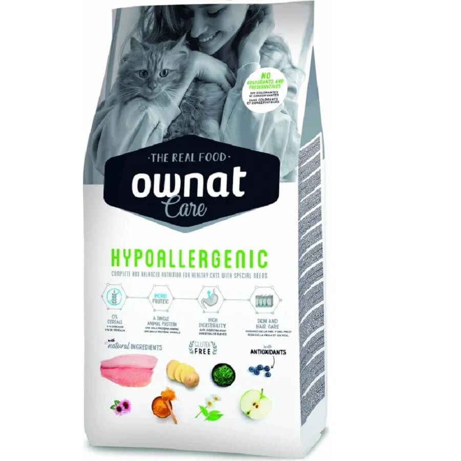 Ownat Care Hypoallergenic Chat 3 Kg 1 Ownat Care Hypoallergenic Chat 3 Kg