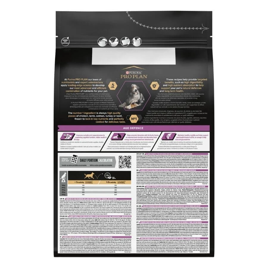 Purina Proplan Chien Medium-Large Adult 7+ OPTIAGE 3 Kg 6 Purina Proplan Chien Medium-Large Adult 7+ OPTIAGE 3 Kg – Image 6