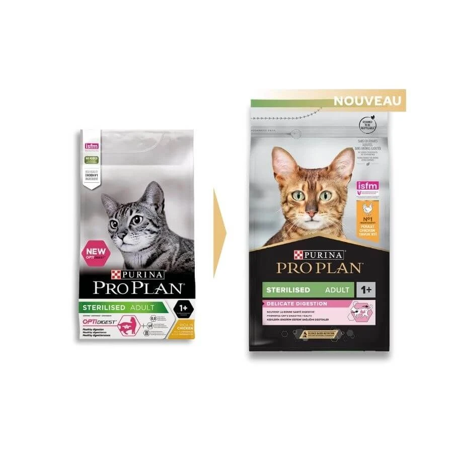 Purina Proplan Optidigest Chat Adult Sterilised Poulet 1,5 Kg 2 Purina Proplan Optidigest Chat Adult Sterilised Poulet 1,5 Kg – Image 2