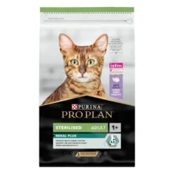 Purina Proplan Optirenal Chat Adult Sterilised Dinde 10 Kg -Mini Zoo Soldes purina proplan optirenal adult cat sterilised dinde 10 kg 2