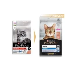 Purina Proplan Original Longevis Chat Senior 7+ Saumon 3 Kg -Mini Zoo Soldes purina proplan original cat longevis senior 7 saumon 3 kg