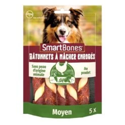 Smartbones Sticks Mini Wrap Au Poulet Pour Chien 5 Pcs
