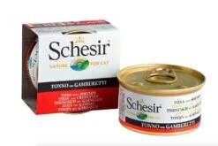 Schesir Thon Avec Crevettes En Gelée Pour Chat 14 X 85 G