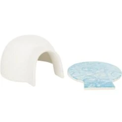 Trixie Igloo Avec Plateau Rafraîchissant Pour Rongeurs -Mini Zoo Soldes trixie igloo avec plateau rafra chissant pour rongeurs2 1
