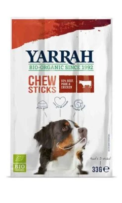Yarrah Bio Friandises Au Boeuf Chien 3 X 11 G