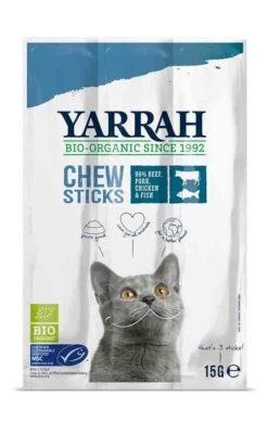 Yarrah Bio Snacks Pour Chat 3 X 15 Grs