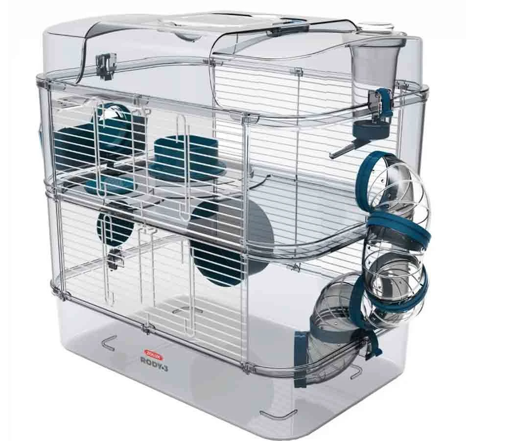 Zolux Cage RODY.3 Duo Bleu 1 Zolux Cage RODY.3 Duo Bleu