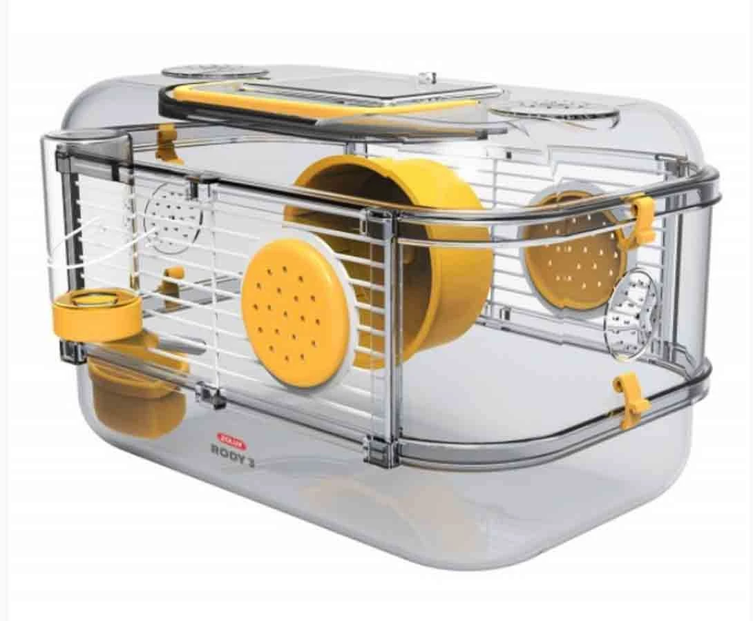 Zolux Cage RODY.3 Mini Jaune 1 Zolux Cage RODY.3 Mini Jaune