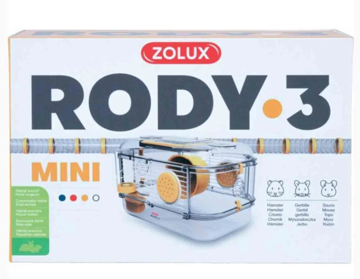 Zolux Cage RODY.3 Mini Jaune 2 Zolux Cage RODY.3 Mini Jaune – Image 2