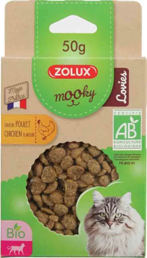 Zolux Mooky Bio Chat Lovies Poulet 50 G 1 Zolux Mooky Bio Chat Lovies Poulet 50 G