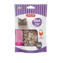 Zolux SNACK' Mini Sandwich Au Poulet Pour Chat 50 G