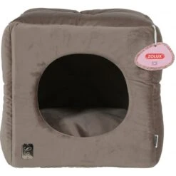 Zolux Cube Chesterfield Chambord Pour Chat Taupe